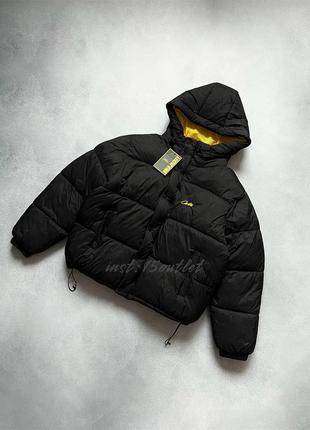 Зимова куртка пуховик corteiz bolo v2 jacket black