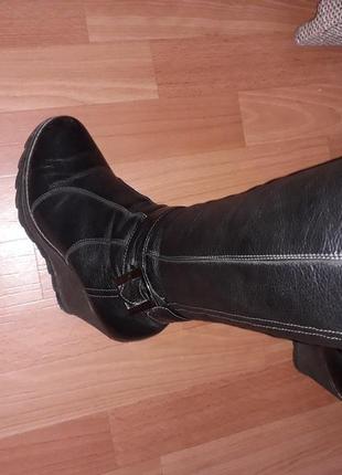 Ботинки зимние,кожа натуральная,без дефектов, на маленькую ножку