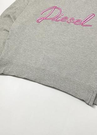 Серая свитшот кофта diesel5 фото