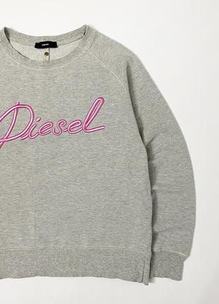 Серая свитшот кофта diesel2 фото