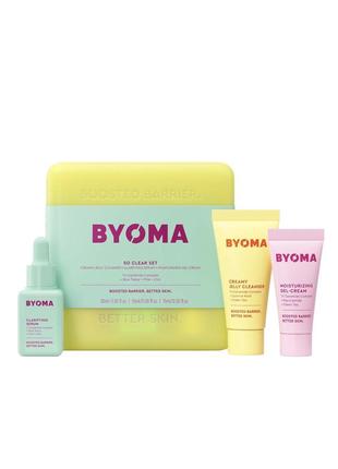 Набір по догляду за обличчям byoma clarifying starter kit