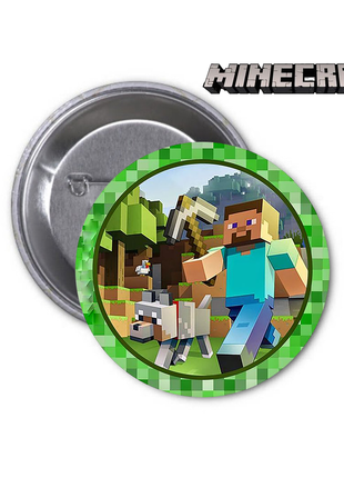 Значок minecraft майнкрафт шахтарське ремесло