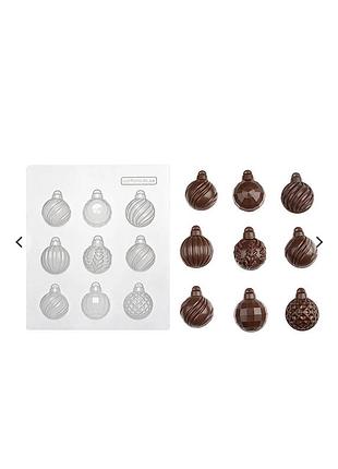 Форма для шоколада «новолетние игрушки»,mirform, формочки,молд