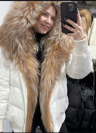 Жіноча куртка пуховик с чорнобуркою❤️, 3 кольори, s-xl