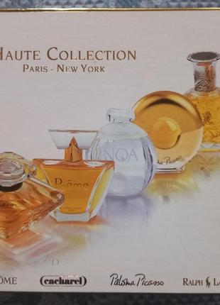 Haute collection миниатюры духов lancôme, cacharel, paloma picasso и ralph lauren