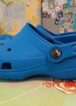 Фирменные кроксы шлепанцы crocs p - j-1- 20,5 см