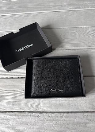 Оригінальний шкіряний гаманець calvin klein