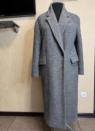Стильне пальто вільного крою zara, оригінал, розмір м