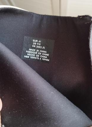 Ботинки на высокой массивной подошве, челси на платформе h&m 26 см6 фото