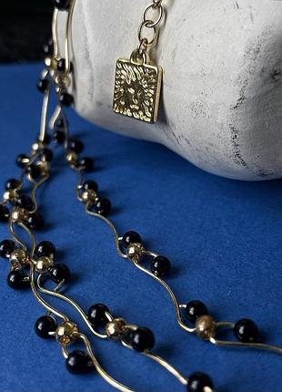 Колье винтажное anne klein с фирменной маркировкой