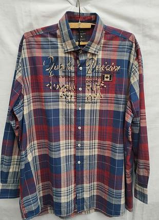 Рубашка мужская кitaro, большой размер, деми.