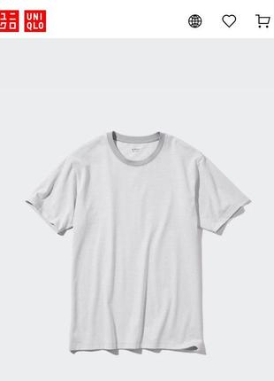 Футболка airism cotton с круглым вырезом