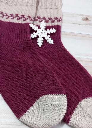 Вязаные носки