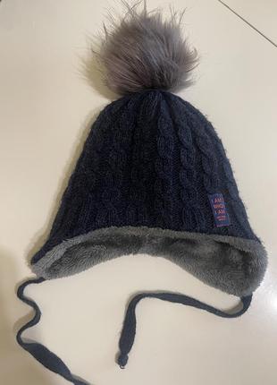 Шапочка зимняя детская