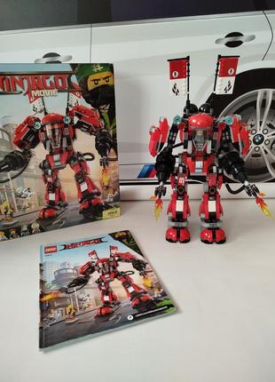 The lego ninjago movie огненный механобот 70615