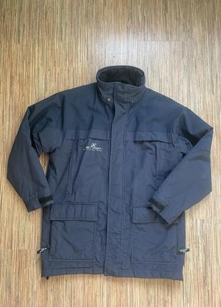 Демисезонная куртка для мальчика для двора синяя