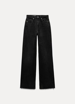 Широкие женские джинсы zara