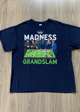 Мужская хлопковая футболка с принтом grandslam madness