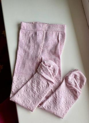 Колготки для дівчинки демисезонні рожеві 1.5-2 роки next