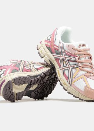 Женские кроссовки asics gel-kahana 8 pink white 36-37-38-39-40-41