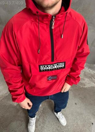 Червоний чоловічий анорак