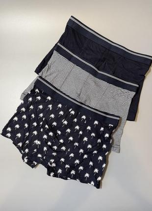 Набор мужских трусов боксеров, хлопковые трусы 3 пары