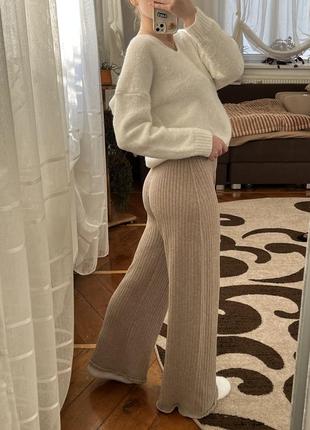 Вязаные брюки