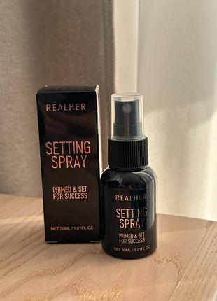 Спрей для фиксации макияжа realher setting spray