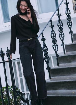 Длинные свободные джинсы от zara woman, 42р, оригинал