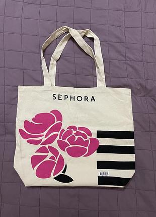 Бавовняна сумка тоут sephora