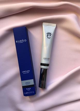 Eyeko limitless lengthening mascara тушь для ресниц в оттенке black, 8ml