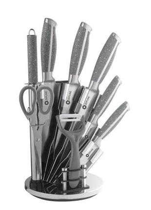 Професійний набір ножів zepline zp-027 з підставкою