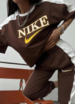 Женский костюм nike оверсайз