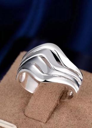 Стильное cеребряное кольцо 🌟🔥💖2 фото