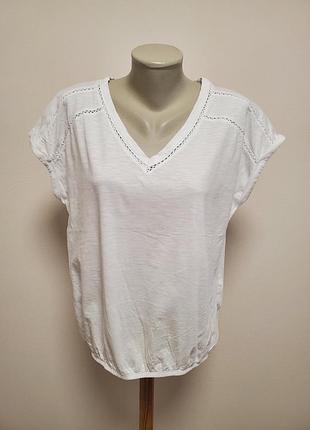 Гарна брендова трикотажна котонова блузка