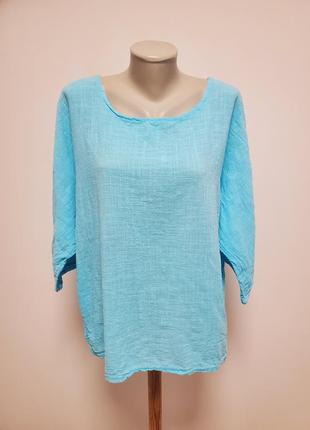 Гарна італійська легка котонова блузка