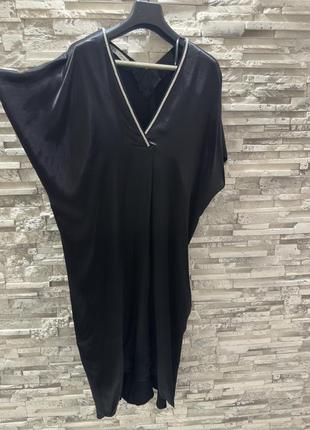 Вечернее черное платье zara