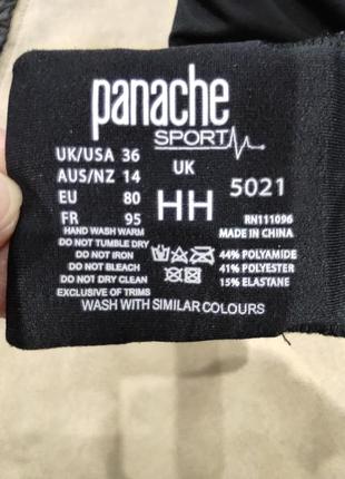 80hh 80l спортивный бюстгальтер panache с полной чашкой на косточках