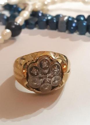 Кольцо кольца винтаж 60х, american vintage, имеет вес, немного потертостей по краю,