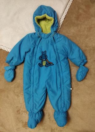 🧸демисезонный теплый комбинезон от liegelind