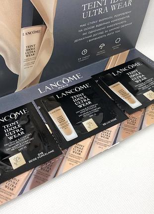 Оригинальный набор пробников тонального крема lancome teint ddole ultra wear