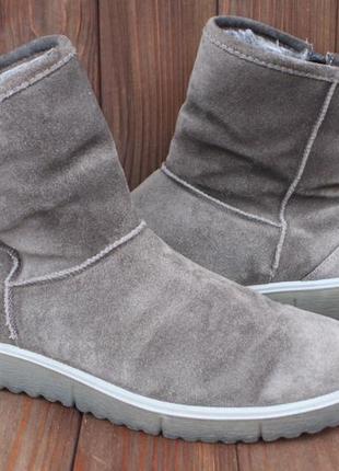 Зимові черевики legero gore-tex замша австрія 43 непромокаючі ботинки