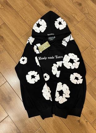 Худи denim tears худи, кофта деним опилок