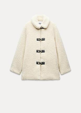 Пальто из искусственного меха zara1 фото