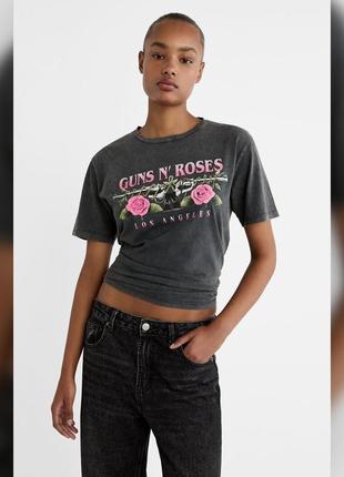 Футболка stradivarius guns n’ roses