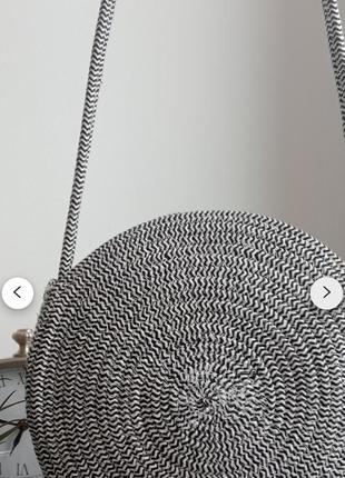Красивая круглая на длинной ручке сумка 👜