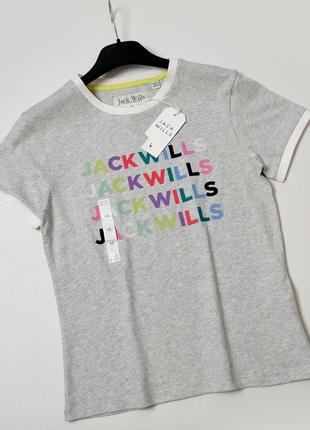 Новая женская футболка с надписью jack wills