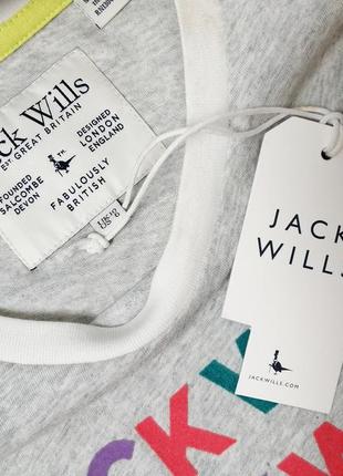 Новая женская футболка с надписью jack wills4 фото