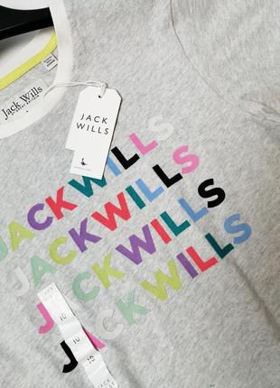 Новая женская футболка с надписью jack wills3 фото