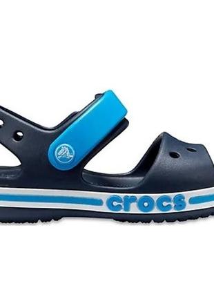 Сандалии crocs kids bayaband sandal navy детские кроксы для мальчика с11 сабо